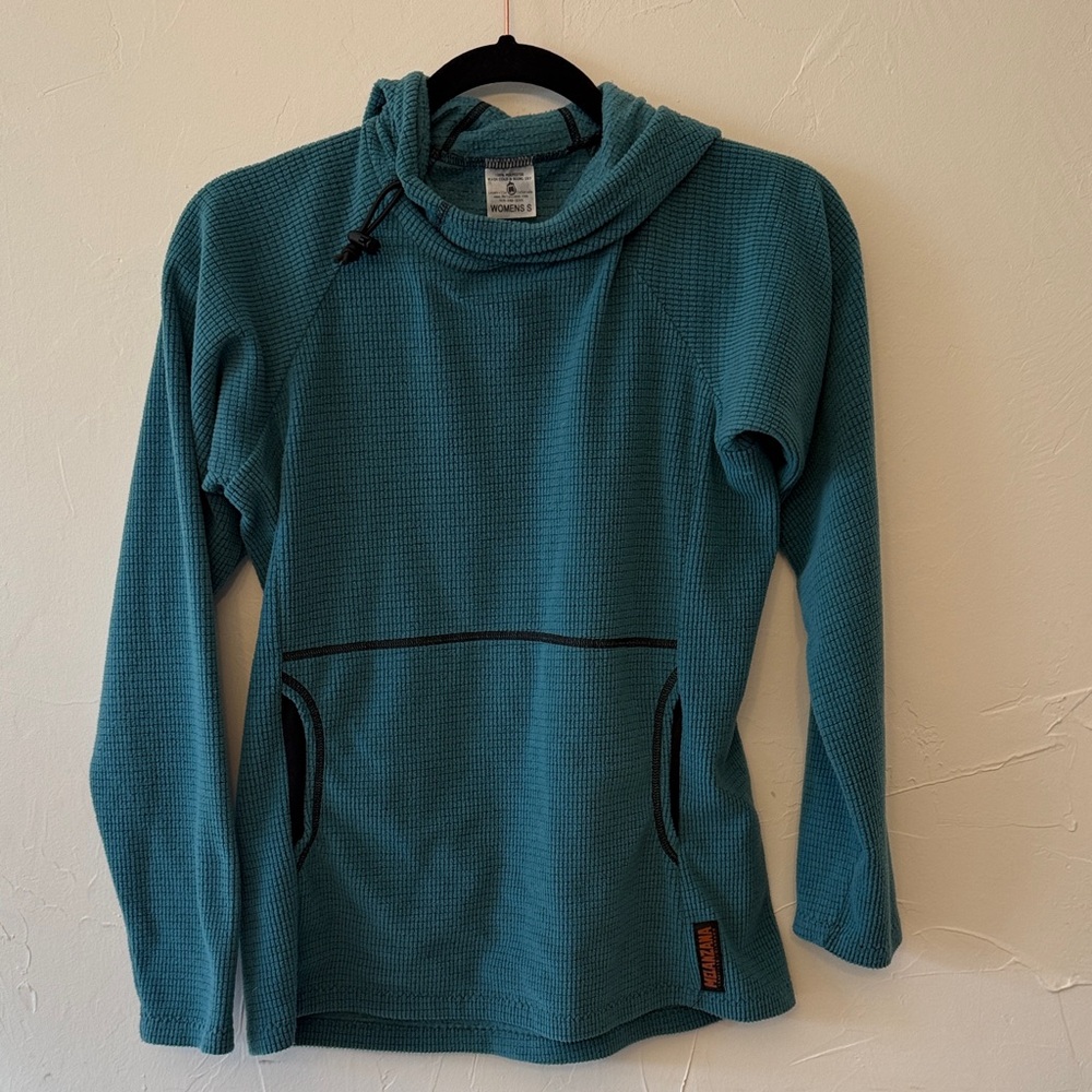 Melanzana Teal Microgrid V2 Sweater - Women’s Small